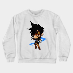 Tracer Cute Spray - Overwatch Crewneck Sweatshirt